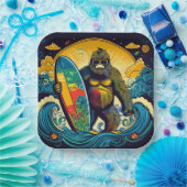 Sommerliches Party mit Bigfoot Pappteller (Party)