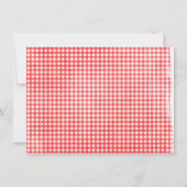 Sommerliches Party mit Wassermelone Einladung (Rückseite)