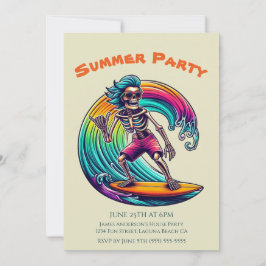 Sommerliches Party- Skeletterwandern auf dem Skele Einladung