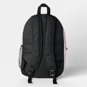 Sommerliches Rosa Laden Bedruckter Rucksack (Rückseite)