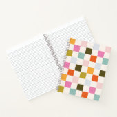 Sommerlicht und Retro geprüft Notizblock (Innenseite)
