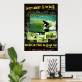Sommerliebe (Isle of Wight Style) Poster (Heimbüro)