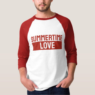 Sommerliebe Minimalistischer Moderner Einfacher Ro T-Shirt