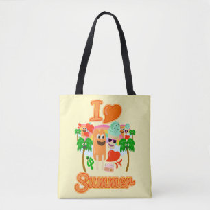 Sommerliebe Slogan Tasche