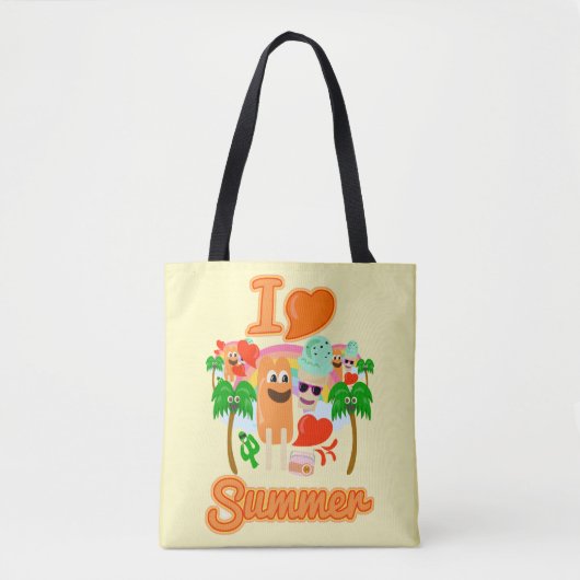 Sommerliebe Slogan Tasche (Vorderseite)