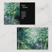 SOMMERLIEGEN IM WALD VON VALLOMBROSA VISITENKARTE (Vorne/Hinten)