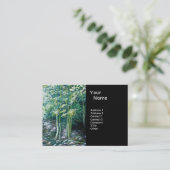 SOMMERLIEGEN IM WALD VON VALLOMBROSA VISITENKARTE (Stehend Vorderseite)