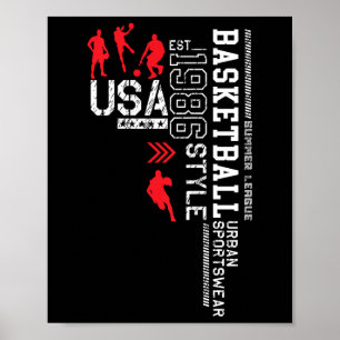 Sommerliga Basketball Usa-nba Poster