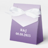 Sommerlila ombre lila Hochzeit Geschenkschachtel (Vorderseite)