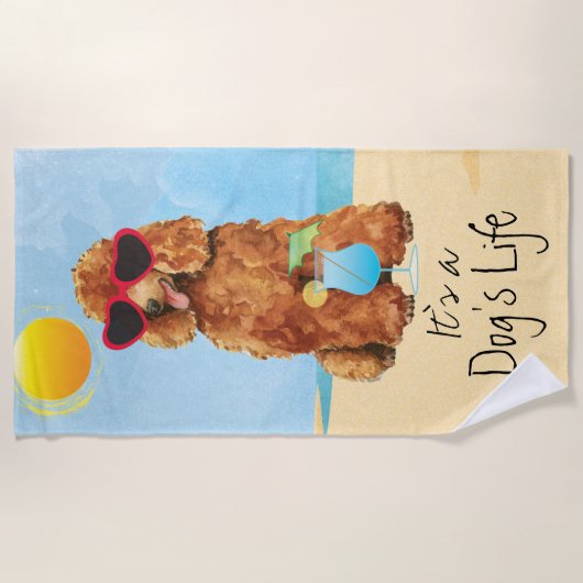 Sommerloch Strandtuch (Vorderseite)