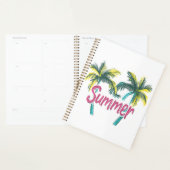 Sommerlogo - Sommerpalmen mit tropischen Farben Planer (Anzeige)