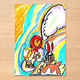 Sommerluftballons acryleinladungen