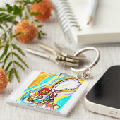 Sommerluftballons schlüsselanhänger (Vorderseite rechts)