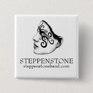 Sommermädchen-Gesichtspdf, STEPPENSTONE, Button