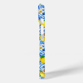 Sommermajolika blau sizilianische Zitrusfrüchte Mi Case-Mate iPhone Hülle (Rückseite / Links)