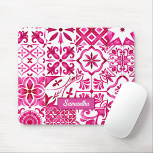 Sommermajolika rot sizilianische Mittelmeer Mousepad