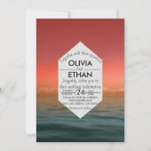 Sommermarinade hawaii Hochzeit Einladung (Vorderseite)