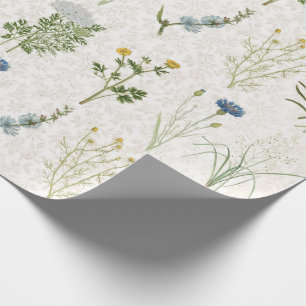 Sommermauer Vintage Wildblume Geschenkpapier