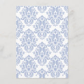 Sommermediterrane Zitrone Hochzeiten Begleitkarte (Rückseite)