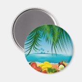 Sommermeer Magnet (Vorderseite/Rückseite)