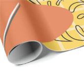 Sommermemphi nahtlos, abstrakte Formen und Geschenkpapier (Rolleneckpunkt)