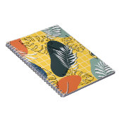 Sommermemphi nahtlos, abstrakte Formen und Notizblock (Rechte Seite)