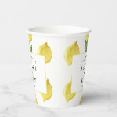 Sommermonate Hochzeit Pappbecher (Rechts)