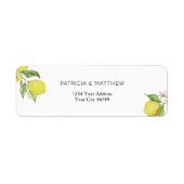 Sommermonate Hochzeitrücksendeadresse (Vorne)