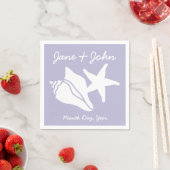 Sommermonate in Lavendel Napkins Serviette (Beispiel)