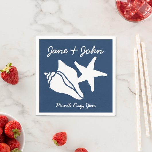 Sommermonate in Neapel Serviette (Beispiel)