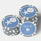 Sommermonate in Periwinkle Pokerchips (Stapel)
