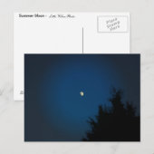 Sommermond - Postkarte (Vorne/Hinten)