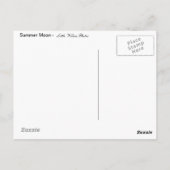 Sommermond - Postkarte (Rückseite)