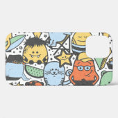 Sommermonster, farbenfrohe, nahtlose Muster Case-Mate iPhone Hülle (Rückseite (Horizontal))