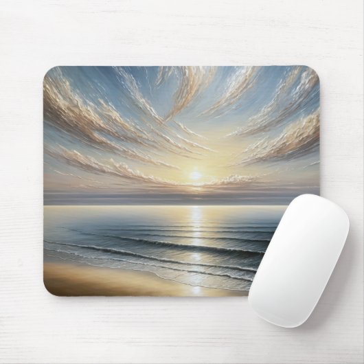 Sommermorgendlicher Sonnenaufgang Mousepad (Mit Mouse)