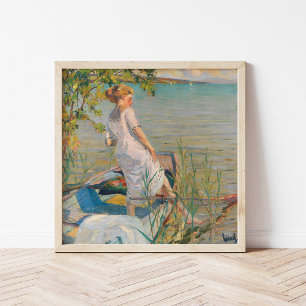 Sommermorgens am Starnberger See   Edward Cucuel Poster