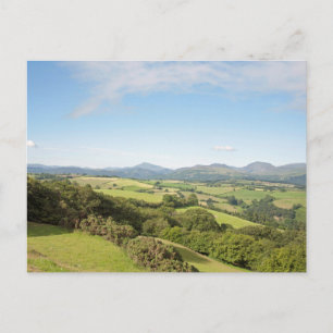 Sommermorgens im Conwy Tal Postkarte