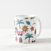 Sommermuster anpassen kaffeetasse (VorderseiteRechts)