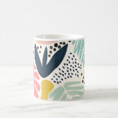Sommermuster aus Tropenkollage Kaffeetasse (Mittel)