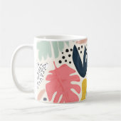 Sommermuster aus Tropenkollage Kaffeetasse (Links)