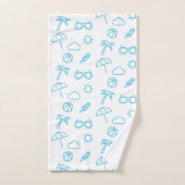 Sommermuster Badhandtuch Set (Handtuch)