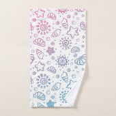 Sommermuster Badhandtuch Set (Handtuch)