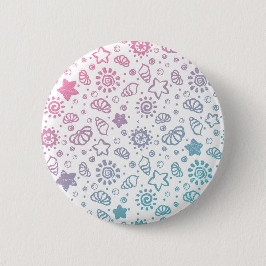 Sommermuster Button (Vorderseite)