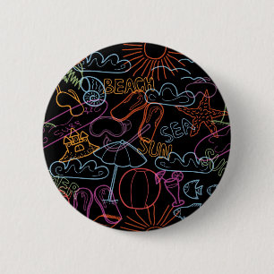 Sommermuster Button