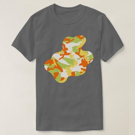 Sommermuster Camouflage Paint Platsch v3 T-Shirt (Design vorne)