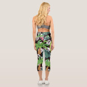 Sommermuster Capri Leggings (Rückseite)