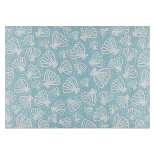 Sommermuster der Muschel Schneidebrett (Vorderseite)