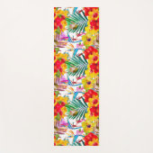 Sommermuster des tropischen Hibiskus Yogamatte (Vorderseite)