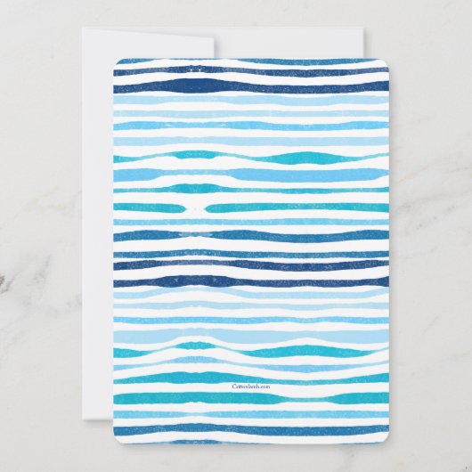 Sommermuster Einladung (Rückseite)