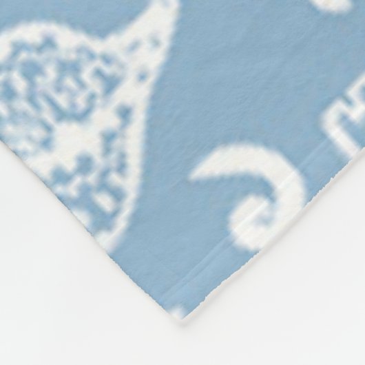 Sommermuster Fleecedecke (Ecke)